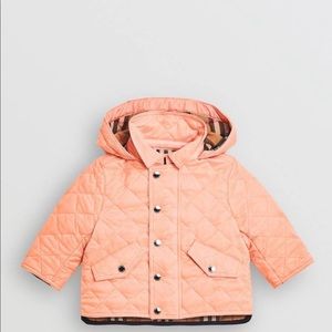 NWT 3Y Burberry Diamond Quilted Jacket